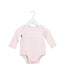 A Pink Long Sleeve Bodysuits from Ralph Lauren in size 3-6M for girl. (Front View)