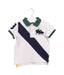 A White Short Sleeve Polos from Polo Ralph Lauren in size 6-12M for boy. (Front View)