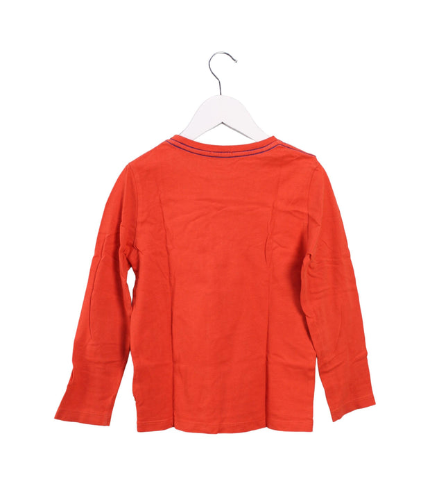 A Red Long Sleeve Tops from Paul Smith in size 6T for boy. (Back View)