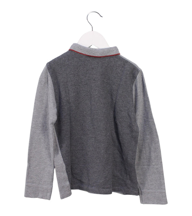 A Grey Long Sleeve Polos from Paul Smith in size 8Y for boy. (Back View)