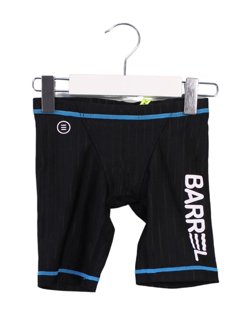 A Black Swim Shorts from Barrel in size 5T for boy. (Front View)