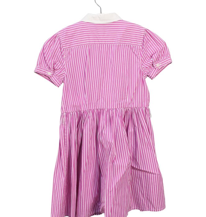 A Pink Short Sleeve Dresses from Polo Ralph Lauren in size 6T for girl. (Back View)