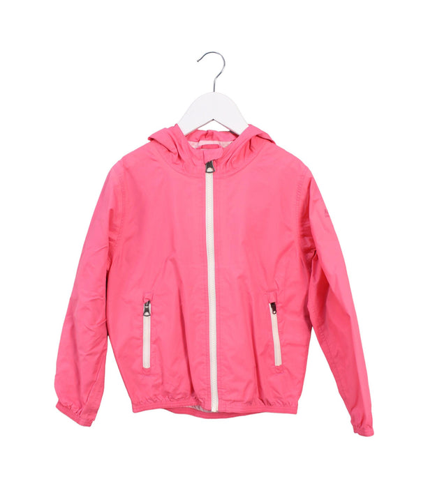 A Pink Lightweight Jackets from Aigle in size 6T for girl. (Front View)