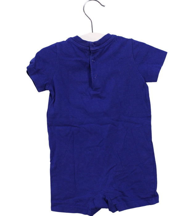 A Blue Short Sleeve Rompers from Ralph Lauren in size 3-6M for boy. (Back View)
