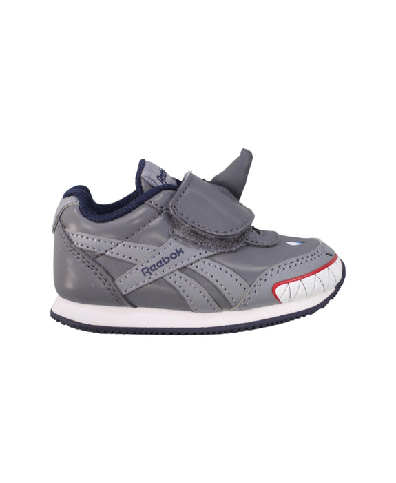 A Grey Sneakers from Reebok in size 12-18M for boy. (Back View)