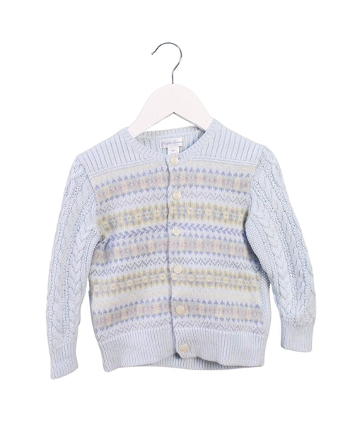 A Blue Cardigans from Ralph Lauren in size 12-18M for boy. (Front View)