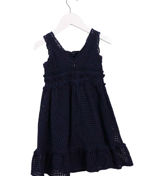 A Navy Sleeveless Dresses from Nicholas & Bears in size 12-18M for girl. (Back View)