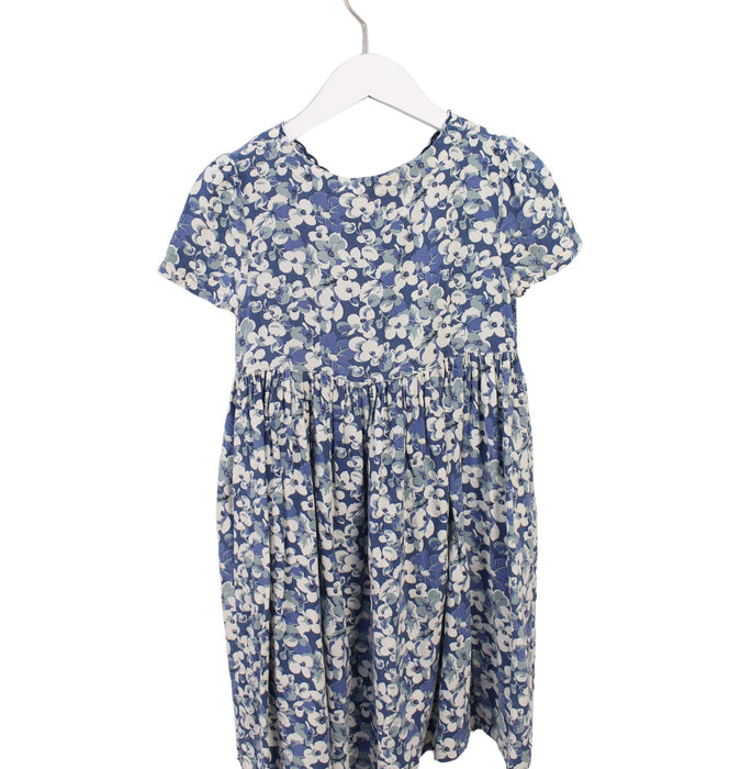 A Blue Short Sleeve Dresses from Polo Ralph Lauren in size 6T for girl. (Back View)