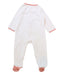 A White Onesies from Absorba in size 6-12M for girl. (Back View)