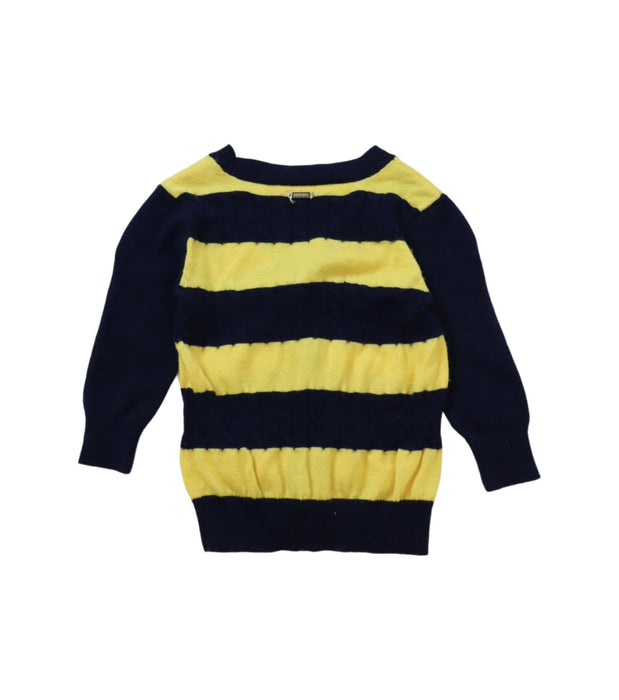 A Yellow Cardigans from Ferrari in size 12-18M for boy. (Back View)