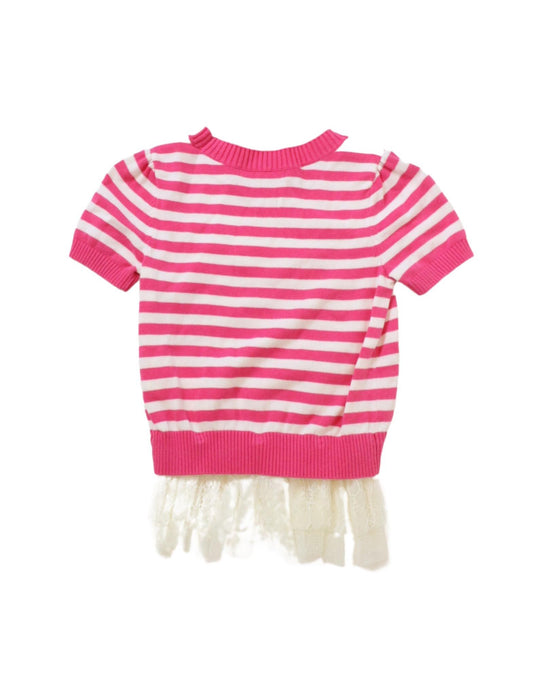 A Pink Short Sleeve Tops from Nicholas & Bears in size 3T for girl. (Back View)