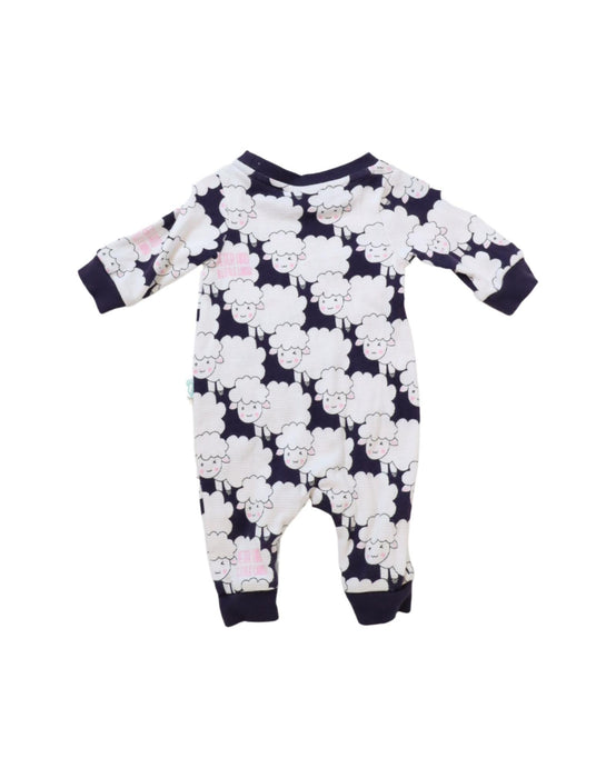 A White Long Sleeve Jumpsuits from Peter Rabbit in size 0-3M for girl. (Back View)