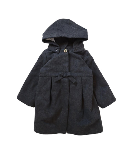 A Grey Coats from Jacadi in size 18-24M for girl. (Front View)