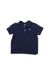 A Navy Short Sleeve Polos from Janie & Jack in size 12-18M for boy. (Front View)