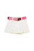 A White Shorts from Nicholas & Bears in size 12-18M for girl. (Front View)