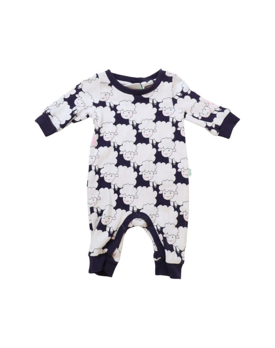 A White Long Sleeve Jumpsuits from Peter Rabbit in size 0-3M for girl. (Front View)