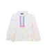 A White Long Sleeve Polos from Nicholas & Bears in size 3T for girl. (Front View)