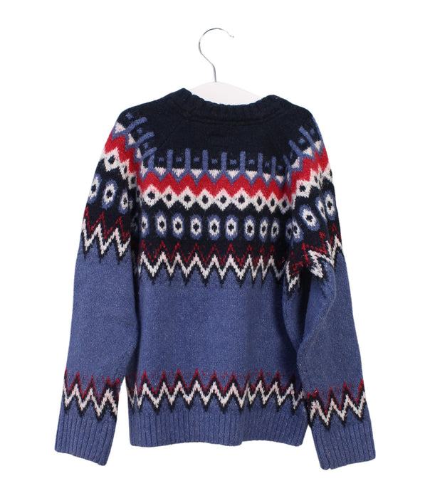 A Blue Knit Sweaters from Pepe Jeans in size 4T for girl. (Back View)