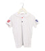 A White Short Sleeve Tops from Miki House in size 5T for girl. (Front View)