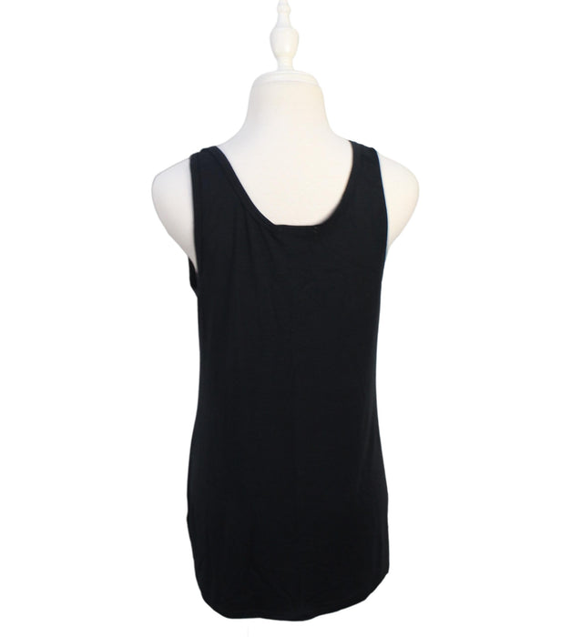 A Black Sleeveless Tops from Ingrid & Isabel in size L for maternity. (Back View)