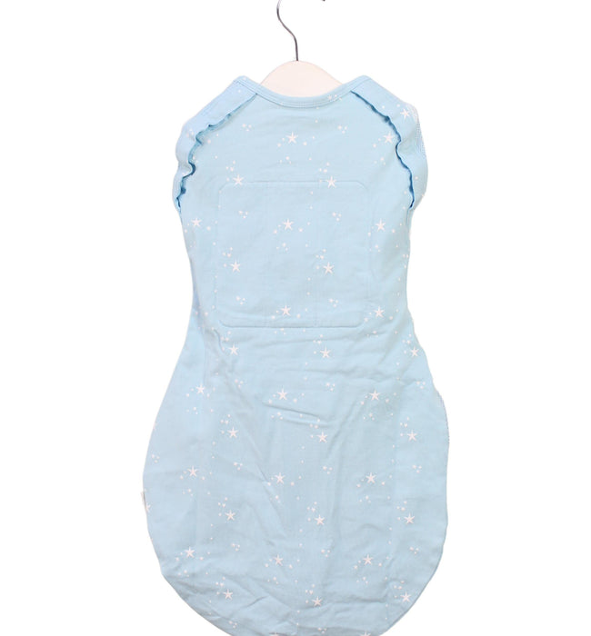 A Blue Sleepsacs from Happiest Baby in size O/S for neutral. (Back View)