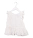 A White Sleeveless Tops from Polo Ralph Lauren in size 5T for girl. (Front View)