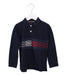 A Navy Long Sleeve Polos from Tommy Hilfiger in size 5T for boy. (Front View)