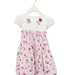 A Pink Short Sleeve Dresses from Monnalisa in size 3T for girl. (Front View)