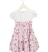 A Pink Short Sleeve Dresses from Monnalisa in size 3T for girl. (Back View)