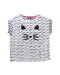 A White Short Sleeve Tops from Karl Lagerfeld in size 10Y for girl. (Front View)