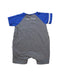 A Grey Short Sleeve Rompers from Mides in size 12-18M for boy. (Back View)