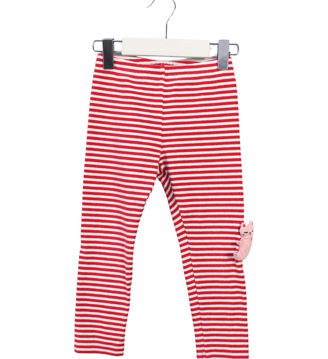 A Red Leggings Sets from Momonittu in size 2T for girl. (Back View)