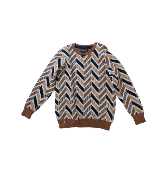 A Brown Knit Sweaters from Velveteen in size 4T for boy. (Front View)