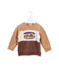 A Brown Crewneck Sweatshirts from Miki House in size 18-24M for boy. (Front View)