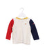 A White Long Sleeve Tops from Miki House in size 18-24M for boy. (Front View)