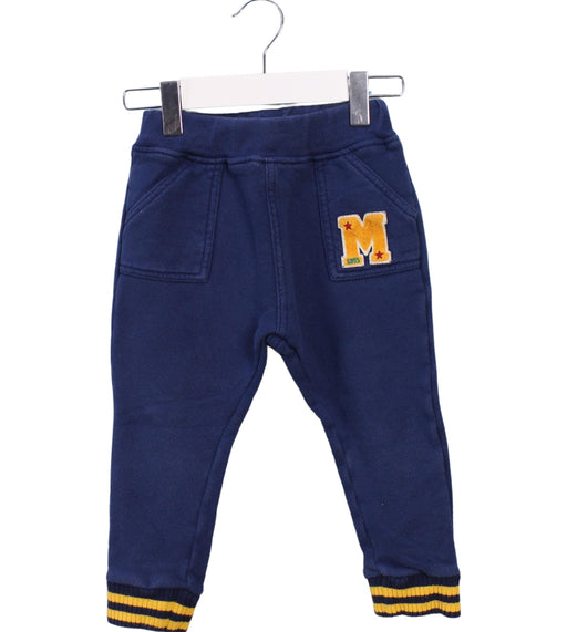 A Navy Dress Pants from Miki House in size 18-24M for boy. (Front View)