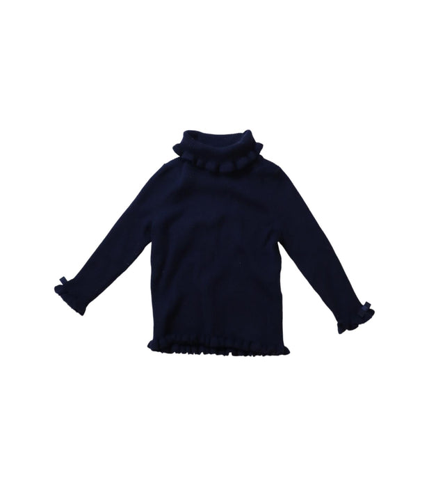 A Navy Long Sleeve Tops from Nicholas & Bears in size 6-12M for girl. (Front View)