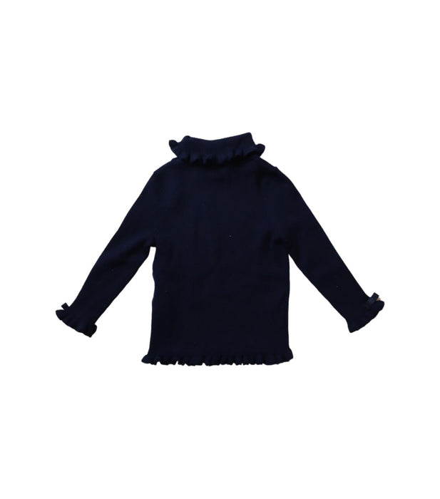 A Navy Long Sleeve Tops from Nicholas & Bears in size 6-12M for girl. (Back View)