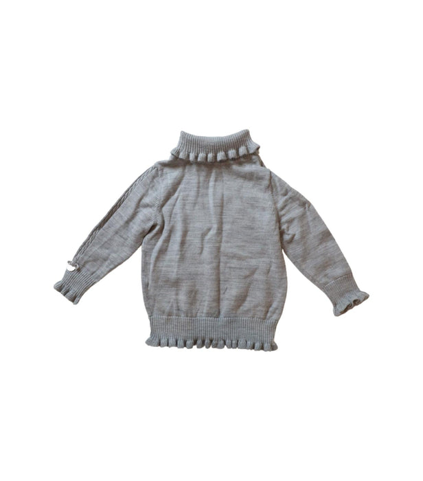 A Grey Knit Sweaters from Nicholas & Bears in size 6-12M for girl. (Back View)