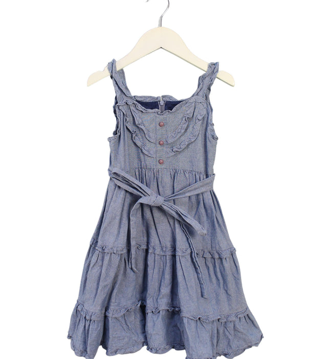 A Blue Sleeveless Dresses from Nicholas & Bears in size 3T for girl. (Front View)