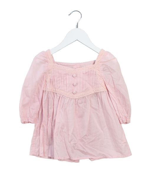 A Pink Long Sleeve Tops from Nicholas & Bears in size 3T for girl. (Front View)