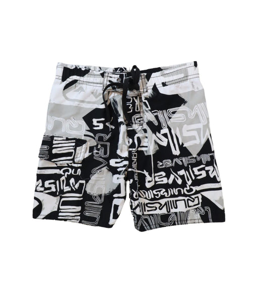 A Black Shorts from Quiksilver in size 6T for boy. (Front View)