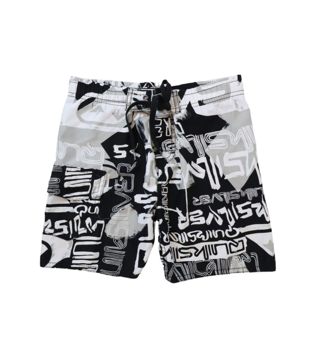 A Black Shorts from Quiksilver in size 6T for boy. (Front View)
