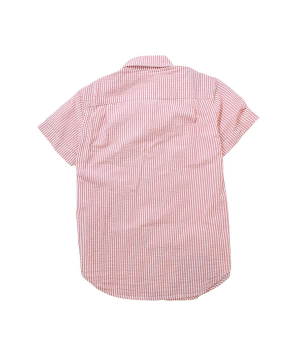 A Pink Short Sleeve Polos from Crewcuts in size 8Y for boy. (Back View)