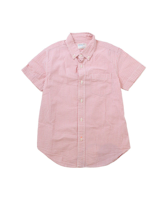 A Pink Short Sleeve Polos from Crewcuts in size 8Y for boy. (Front View)