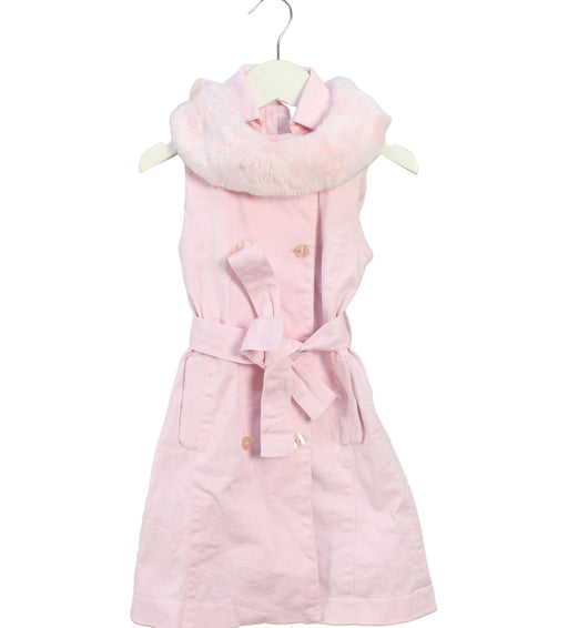 A Pink Sleeveless Dresses from Nicholas & Bears in size 3T for girl. (Front View)