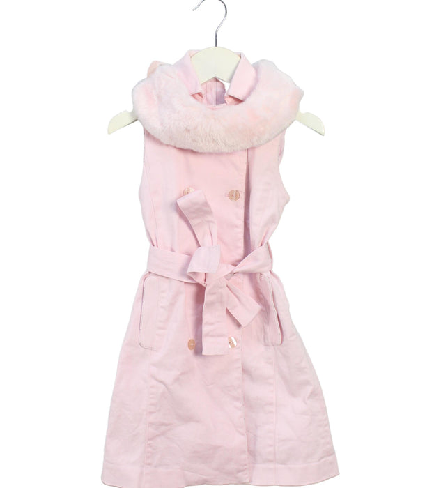 A Pink Sleeveless Dresses from Nicholas & Bears in size 3T for girl. (Front View)