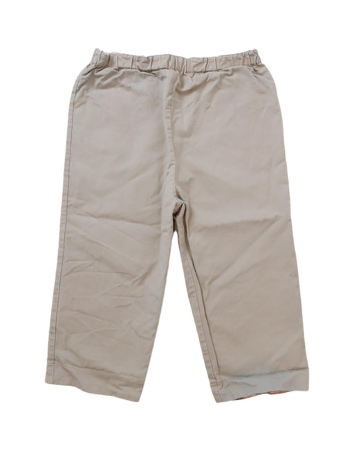 A Beige Casual Pants from Burberry in size 12-18M for boy. (Front View)