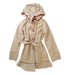 A Beige Coats from Michael Kors in size 7Y for girl. (Front View)