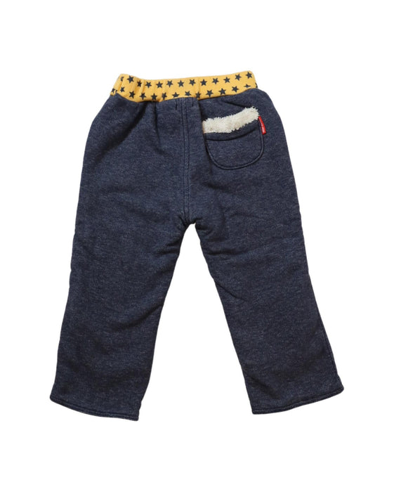 A Navy Sweatpants from Miki House in size 18-24M for boy. (Back View)